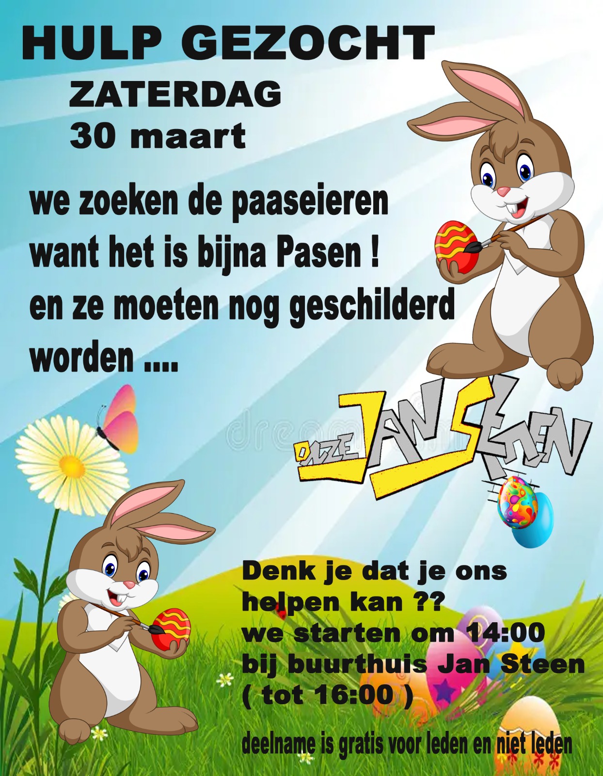 20240330 paaseieren zoeken en schilderen